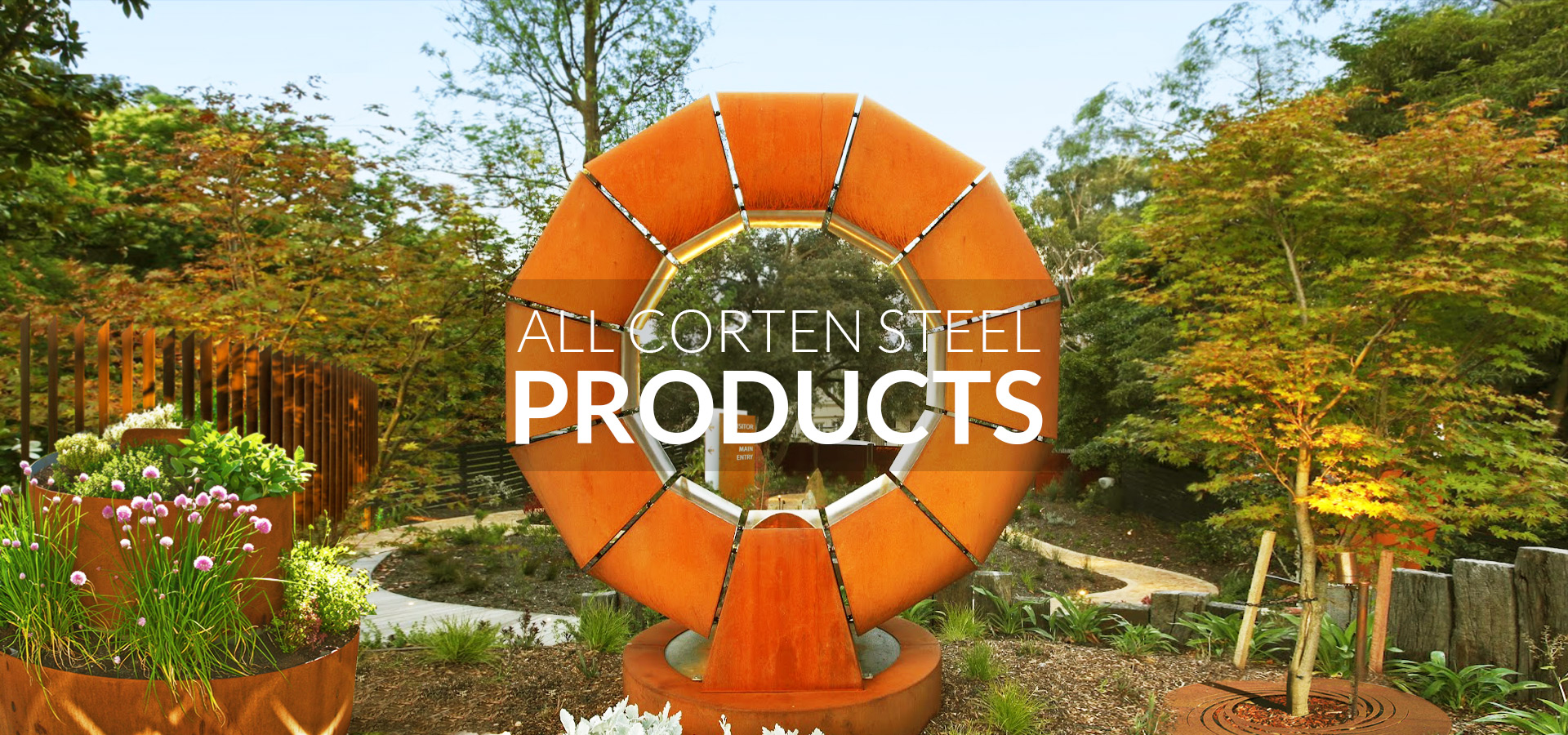 AHL corten water feature banner04
