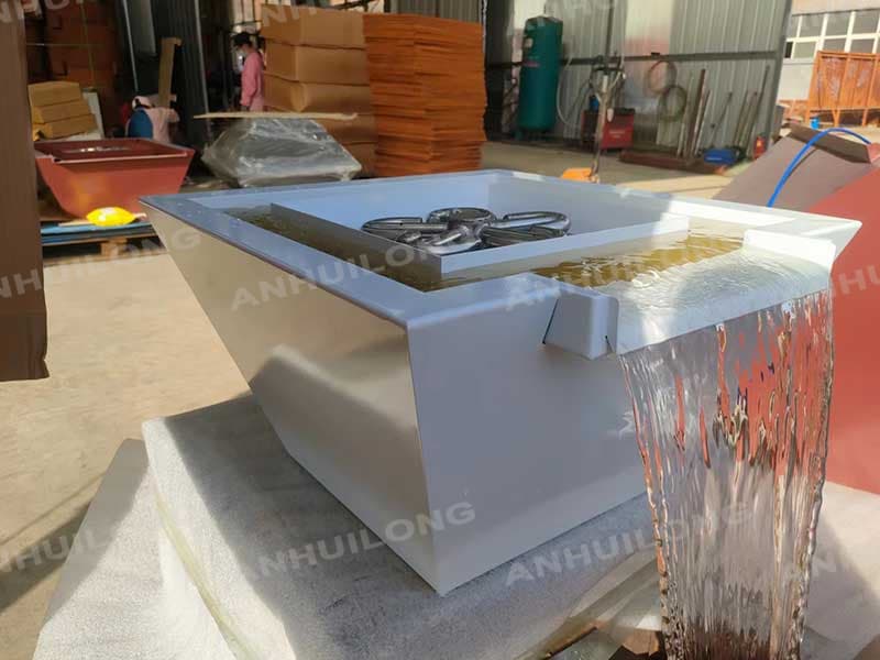 Backyard Corten Water Fountain For Landscaping Belgium