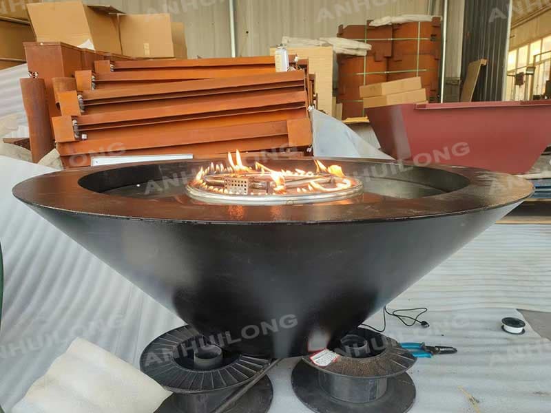 Corten Water Feature For Ornamental Garden America