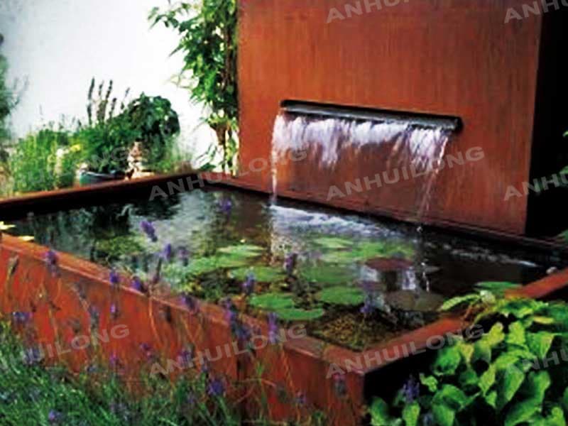 Small Corten Water Fountain For Outdoor Furniture United Kingdom