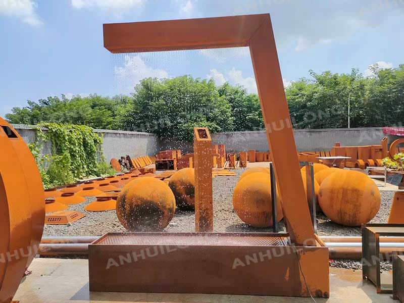 Corten Steel Water Fountain For porch United Kingdom