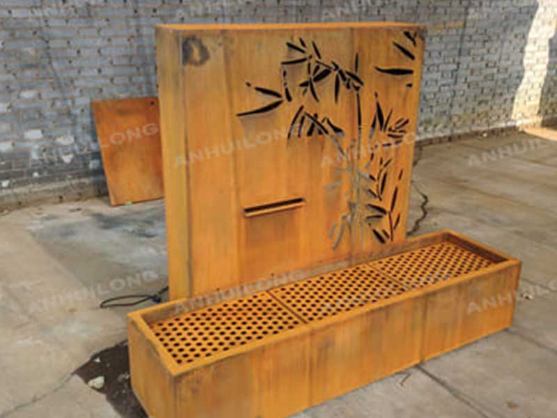 <h3>WF18-Corten Steel Water Feature For Park Project</h3>
